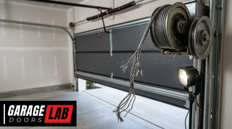 Garage Door Cable Snapped Can T Open Door-Fi