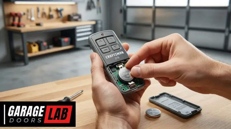 How To Change Battery In Craftsman 315 Garage Door Opener-Fi