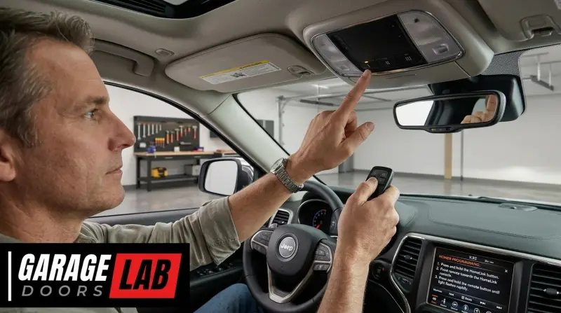 How To Program 2020 Jeep Grand Cherokee Garage Door Opener-Fi