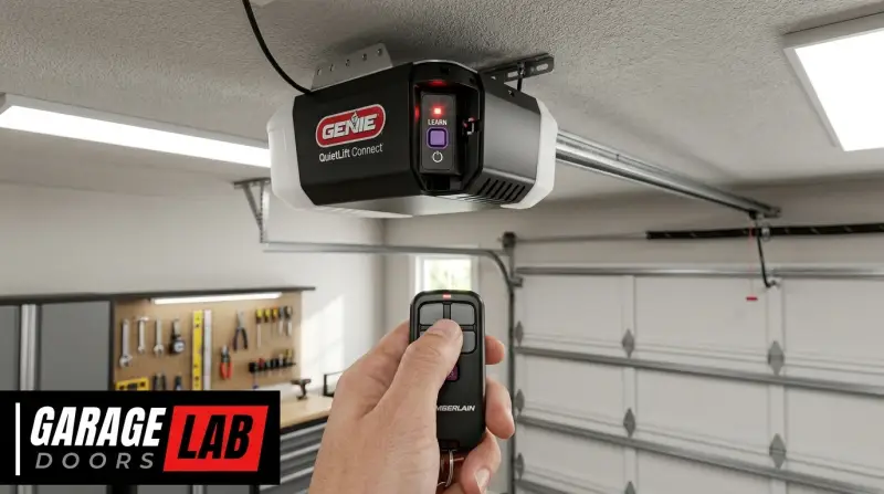 How To Program Chamberlain Clicker To Genie Garage Door Opener-Fi