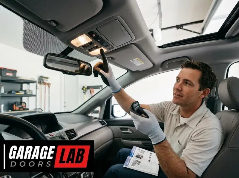 How To Program Garage Door Opener Honda Odyssey 2012-Fi