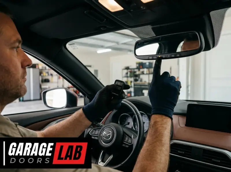 How To Program Garage Door Opener Mazda Cx 9-Fi