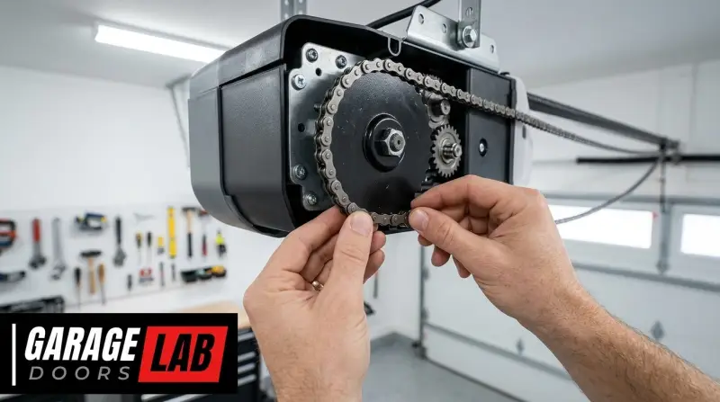 How To Put Chain Back On Garage Door Opener-Fi