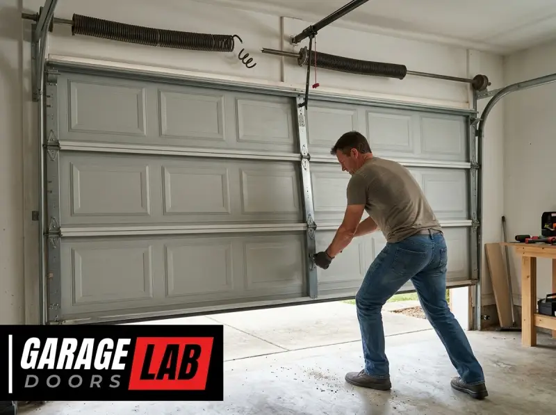 Garage Door Spring Broke Cant Open Door-Fi