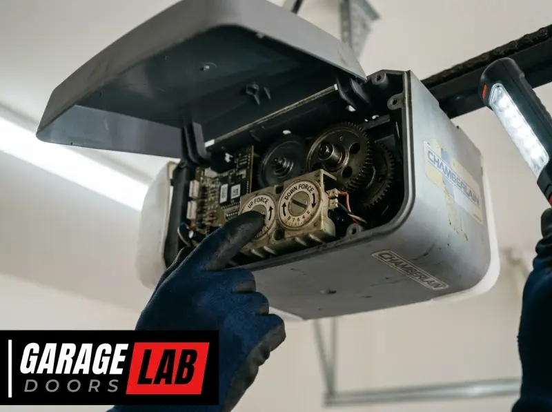 How To Adjust An Older Chamberlain Garage Door Opener-Fi