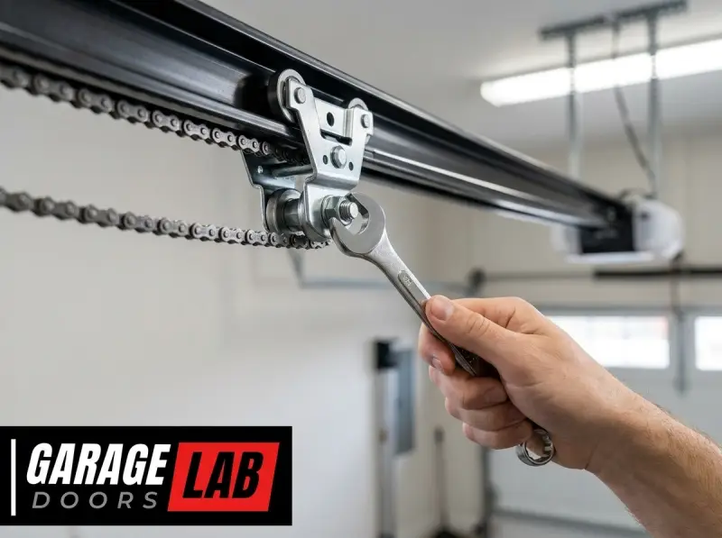How To Adjust Chain Tension On Garage Door Opener-Fi