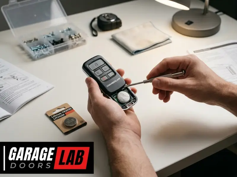 How To Change Battery For Chamberlain Garage Door Opener-Fi