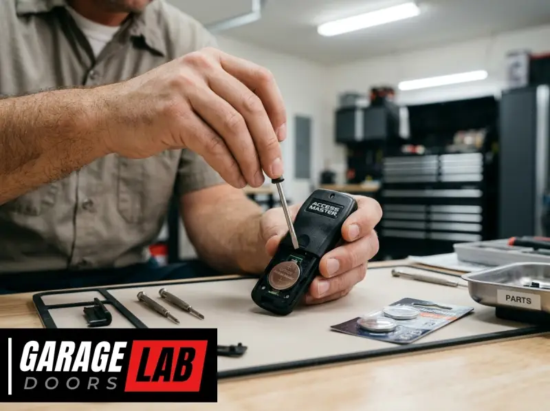 How To Change Battery In Access Master Garage Door Opener-Fi